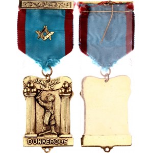 Freemasons France Dunkerque Lodge Jean Bart #19 20 -th Century