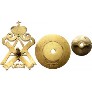 Russia Badge of the Life-Guards Iymailovskz Regiment 1910