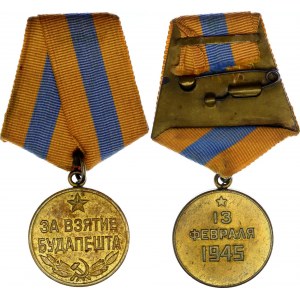 Russia - USSR Medal for Capture of Budapest 1947