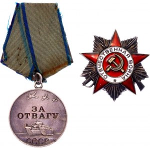 Russia - USSR Awards with Documents per Soldier 1943