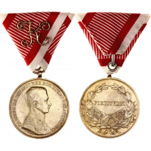 Austria Bravery Gold Medal Der Tapferkeit 1917 - 1918
