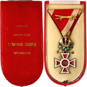 Austria Order of Leopold Knight Cross with War Decoration 1914 -1918