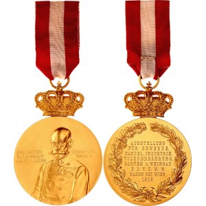 Austria Gold Exhibition Medal 1912 RRR