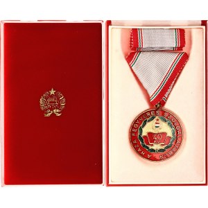 Hungary Medal for 40 Years of Militairy Service 1960 -th