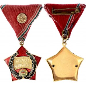 Hungary Medal for Exellent Worker 1965 -1990