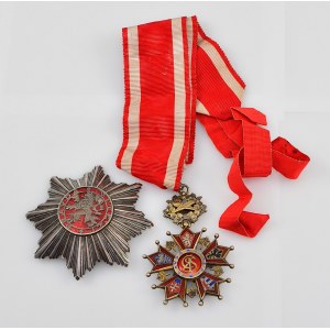 Czechoslovakia Order of White Lion II Class Grand Officer Set 1922