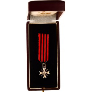 Belgium Civil Decoration Silver Cross II Class for Administrative Long Service Miniature 1867 - 1914