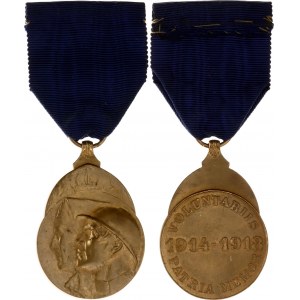 Belgium Combat Volunteers Medal 1914-1918 1930