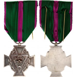 Belgium WW2 Military Medal Cross Secret Army Resistance II Class 1940 -1945