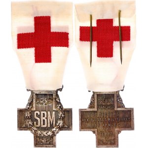 France Cross of the French Society for the Relief of the Wounded of the Military, Army and Navy of France 1864