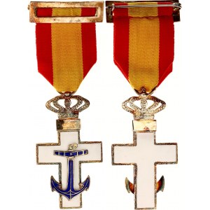 Spain Order of Naval Merit Silver Cross 1960 -th