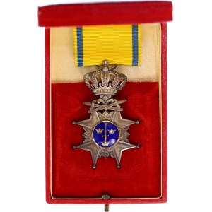 Sweden Order of the Sword Silver Cross with Swords 1896 - 1928