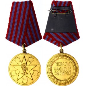 Yugoslavia Medal of Merit to the People 1945