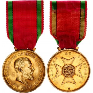 Germany - Empire Ducal Saxony-Ernestine House Order Medal of the Order 1895 -1905