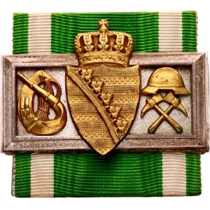 Germany - Empire Saxe-Coburg-Gotha Sign of Honor for Fire Brigade 1909