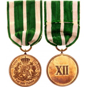 Germany - Empire Saxony Military Long Service II Class Medal for 12 Yeras 1913 -1918