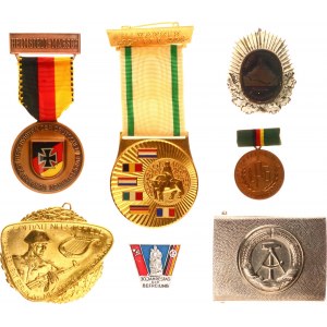 Germany - DDR 27 Diffirent Badge Medals Pins & Bars