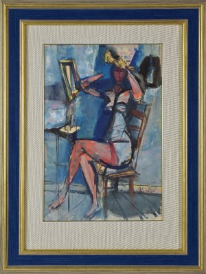 Zygmunt MENKES (1896-1986), Kobieta przed lustrem