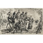 Antoni UNIECHOWSKI (1903-1976), Sprzedawczyni kwiatów, 1946
