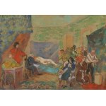 Fryderyk PAUTSCH (1877-1950), W pracowni malarza, 1942
