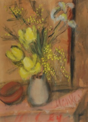 Zygmunt MENKES (1896-1986), Bukiet kwiatów w wazonie