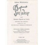 MICKIEWICZ Adam - Pan Tadeusz [wydanie jubileuszowe Paryż 1984]