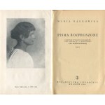 DĄBROWSKA Maria - Scattered writings [2 volumes] [first edition 1964] [DEDICATION].