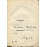 NAPIERSKI Stefan - Drabina [first edition 1930] [cover by Aleksander Rafałowski] [AUTOGRAPH AND DEDICATION FOR EDWARD KOZIKOWSKI].