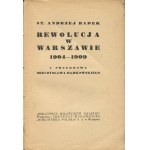 RADEK Stanislaw Andrzej - Revolucja w Warszawie 1904-1909 [1938] [opr. graph. Stanislaw Brzęczkowski].