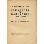 RADEK Stanislaw Andrzej - Revolucja w Warszawie 1904-1909 [1938] [opr. graf. Stanislaw Brzęczkowski].