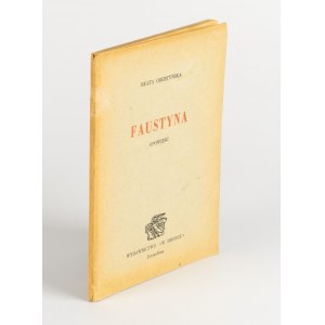OBERTYŃSKA Beata - Faustina. A story [first edition Jerusalem 1943].