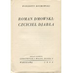 RZYMOWSKI Wincenty - Roman Dmowski: czciciel diabła [1932] [Cover von Wojciech Jastrzębowski].