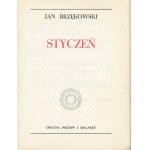 BRZĘKOWSKI Jan - Styczeń. Poezje [wydanie pierwsze Londyn 1970] [AUTOGRAF I DEDYKACJA]