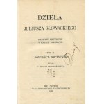 SŁOWACKI Juliusz - Works. First critical collective edition [set of 10 volumes] [Lvov 1909].