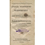 SUROWIECKI Karol - Świstak warszawski wyświstany czyli uwagi krytyczne nad warszawskim romansem tytułowanym Podróż do Ciemnogrodu pod imieniem pisarza nazwanego Świstek przez drukarską pomyłkę [1821] [egzemplarz z księgozbioru Moraczewskich]