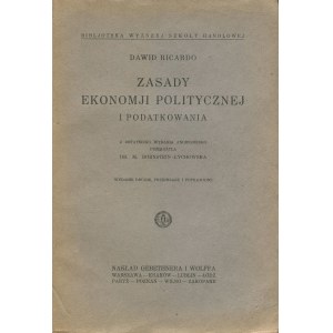 RICARDO David - Zasady ekonomii politycznej i podatkowania [1929]