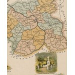 BAZEWICZ Józef Michał - Generálna mapa Poľského kráľovstva [1907].