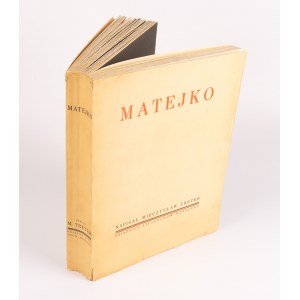 TRETER Mieczyslaw - Matejko. The artist's personality, work, form and style [1939].