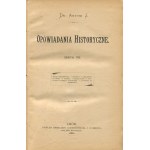 ROLLE Antoni Józef (Apolinář) - Opowiadania historyczne. Série VII [Lwów 1891].