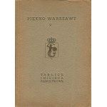 PRZYPKOWSKI Tadeusz - Piękno Warszawy. Band V. Tablice i miejsca pamiątkowe [1938].