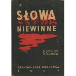 BLUMENTAL Nachman - Słowa niewinne [1947] [okł. Alfred Żmuda]