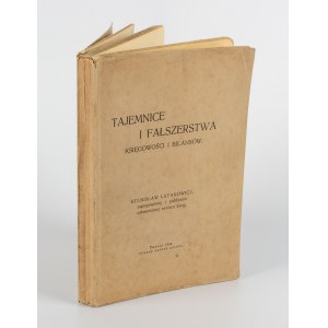 LATANOWICZ Stanislaw - Secrets and falsifications of accounting and balance sheets [1934].