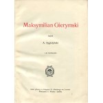 SYGIETYŃSKI Antoni - Maksymilian Gierymski [Nauka i Sztuka] [Lvov 1906] [pieces from the book collection of Stanisław Wilhelm Radziwiłł h. Trąby].