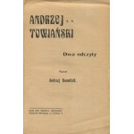 BAUMFELD Andrzej - Andrzej Towiański. Dve čítania [1904].