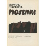 STACHURA Edward - Piosenki [první vydání 1973] [obálka Jan Sawka] [AUTOGRAF A DEDIKACE].