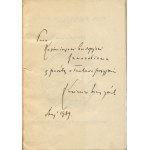 WIERZYŃSKI Kazimierz - Kurhany [first edition 1938] [AUTOGRAPH AND DEDICATION].