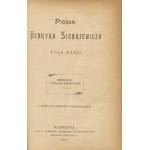 SIENKIEWICZ Henryk - Literary and artistic mixtures [set of 2 parts] [1902].