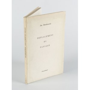 BRZĘKOWSKI Jan - Déplacement du Paysage [first edition Bagnols-sur-Cèze 1973] [AUTOGRAPH AND DEDICATION].