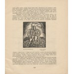 Art and the artist. Painting. Sculpture. Decorating. Collecting. Issue 6 of 1924 [original woodcut by Wladyslaw Skoczylas].