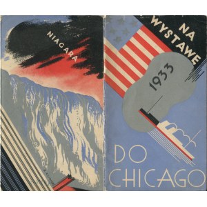 Für eine Ausstellung in Chicago. Polskie Transatlantyckie Towarzystwo Okrętowe Linia Gdynia-Ameryka. Werbebroschüre für einen Zyklus von Seereisen [1933] [gestochen von Zygmunt Glinicki].